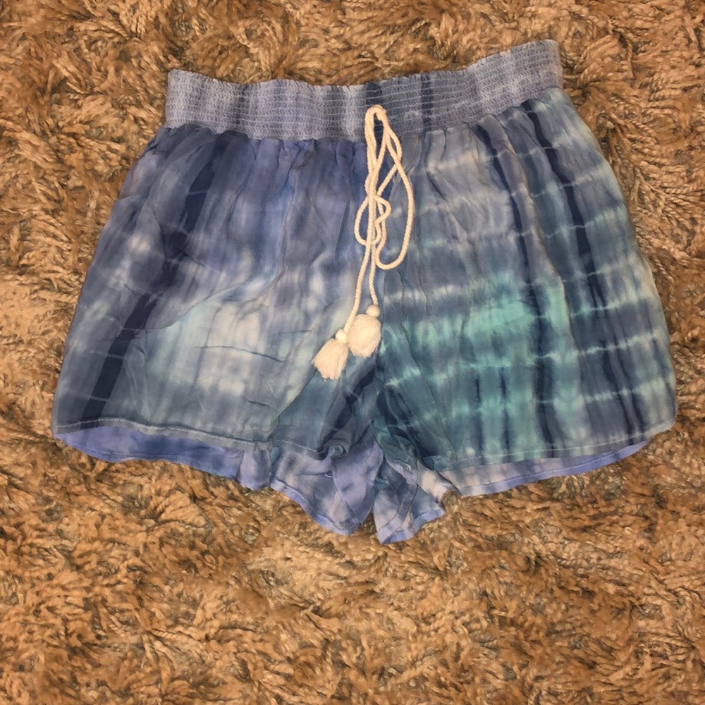 Tie dye shorts